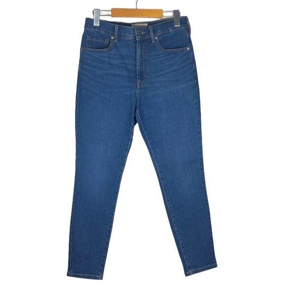 Everlane The Authentic Stretch Denim High Rise Skinny Ankle Length Jeans Size 29 - Picture 1 of 13